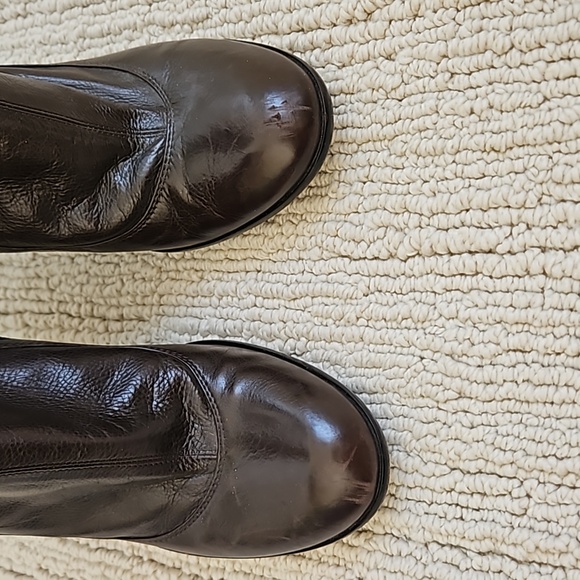 Marc Jacobs Leather Round Toe Booties - Picture 4 of 10